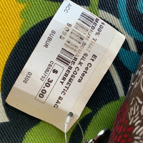 NWT Suburban Silk Cosmetic Bag - Picture 2 of 7